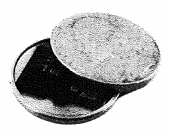 A hollow nickel with a micro SD card stored inside.
