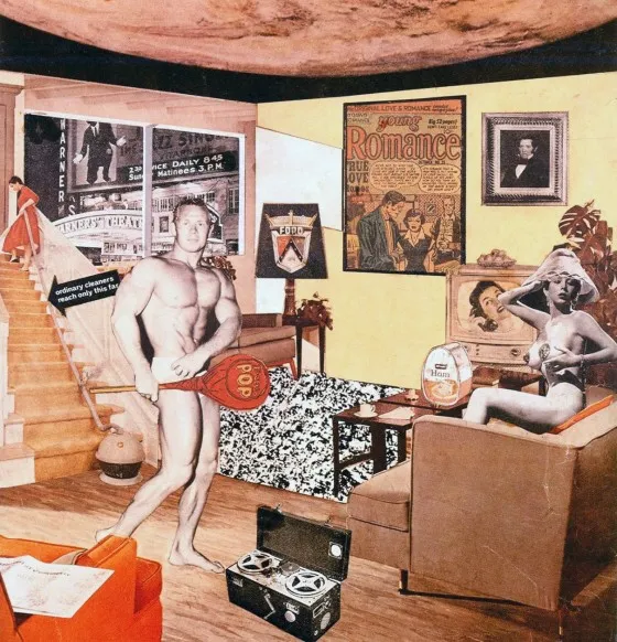 Richard Hamilton's collage Just What is It That Makes Today’s Homes So Different, So Appealing?