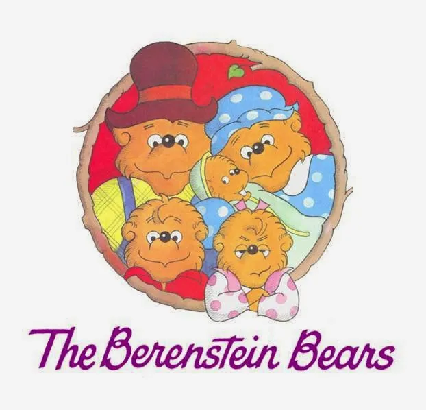 The Berenstain Bears logo altered to read "The Berenstein Bears"