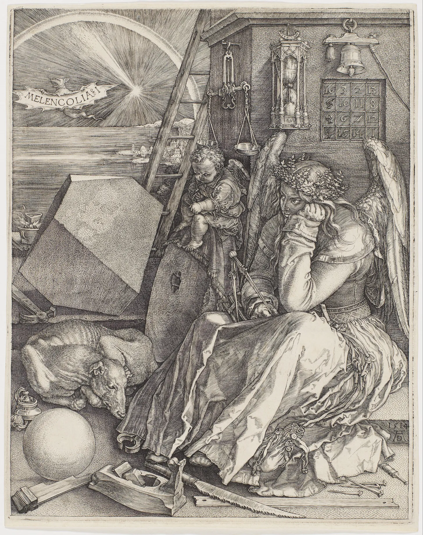 Albrecht Dürer's engraving Melencolia I